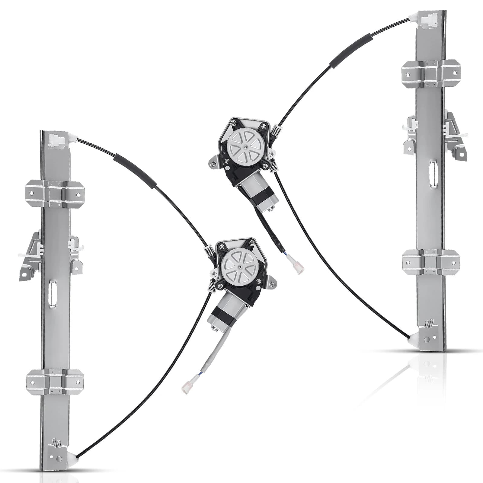 2 Pcs Front Power Window Regulator with Motor for Chevrolet Tracker Suzuki