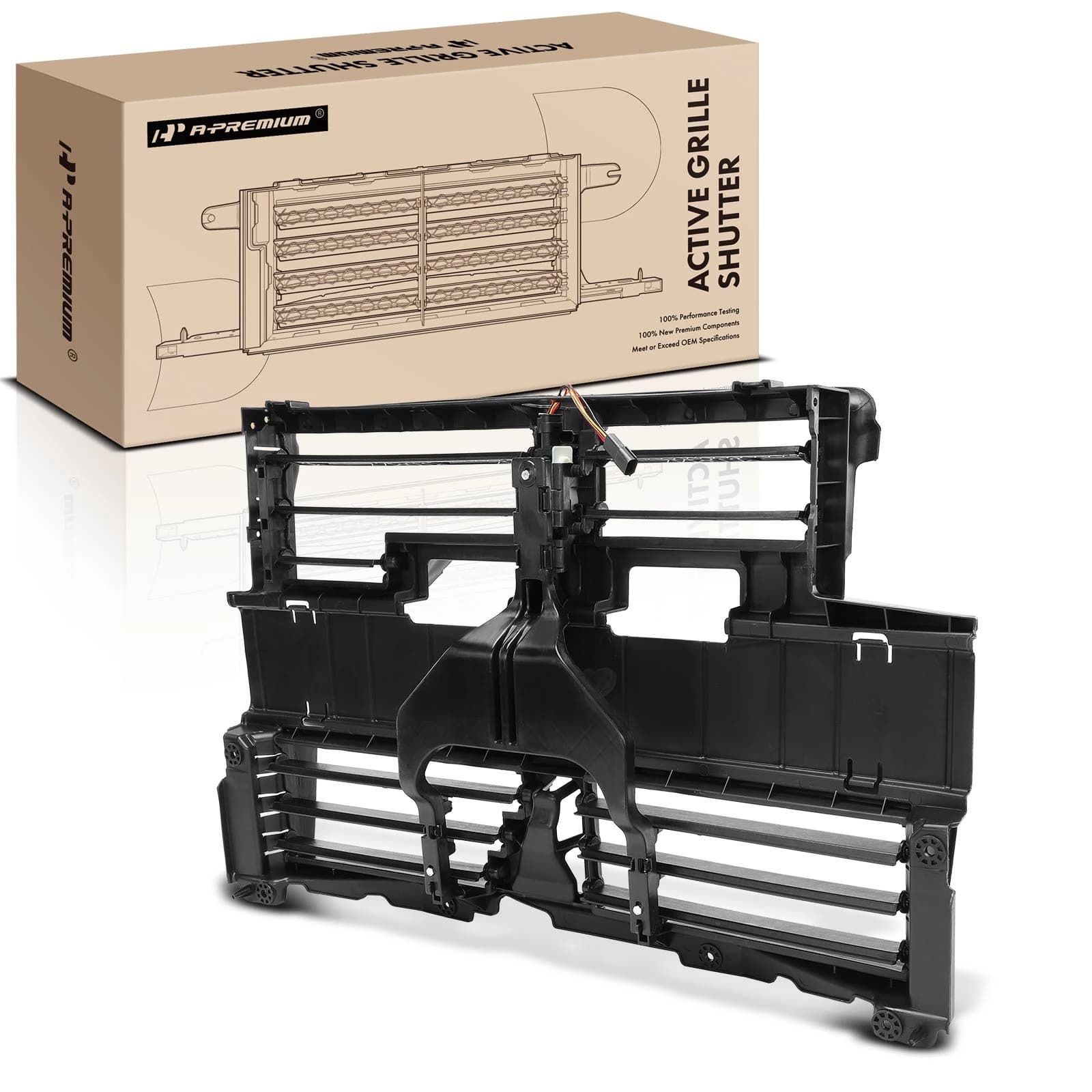 Active Grille Shutter with Motor Assembly for Lincoln MKZ 2017-2020