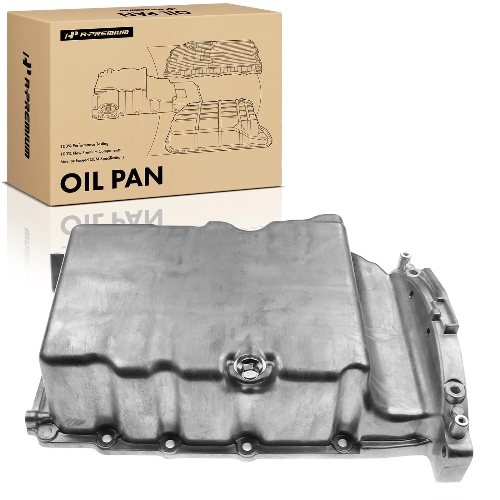 Engine Oil Pan for Ford Escape Fusion Focus Lincoln MKC 2.5 2.3 2.0L