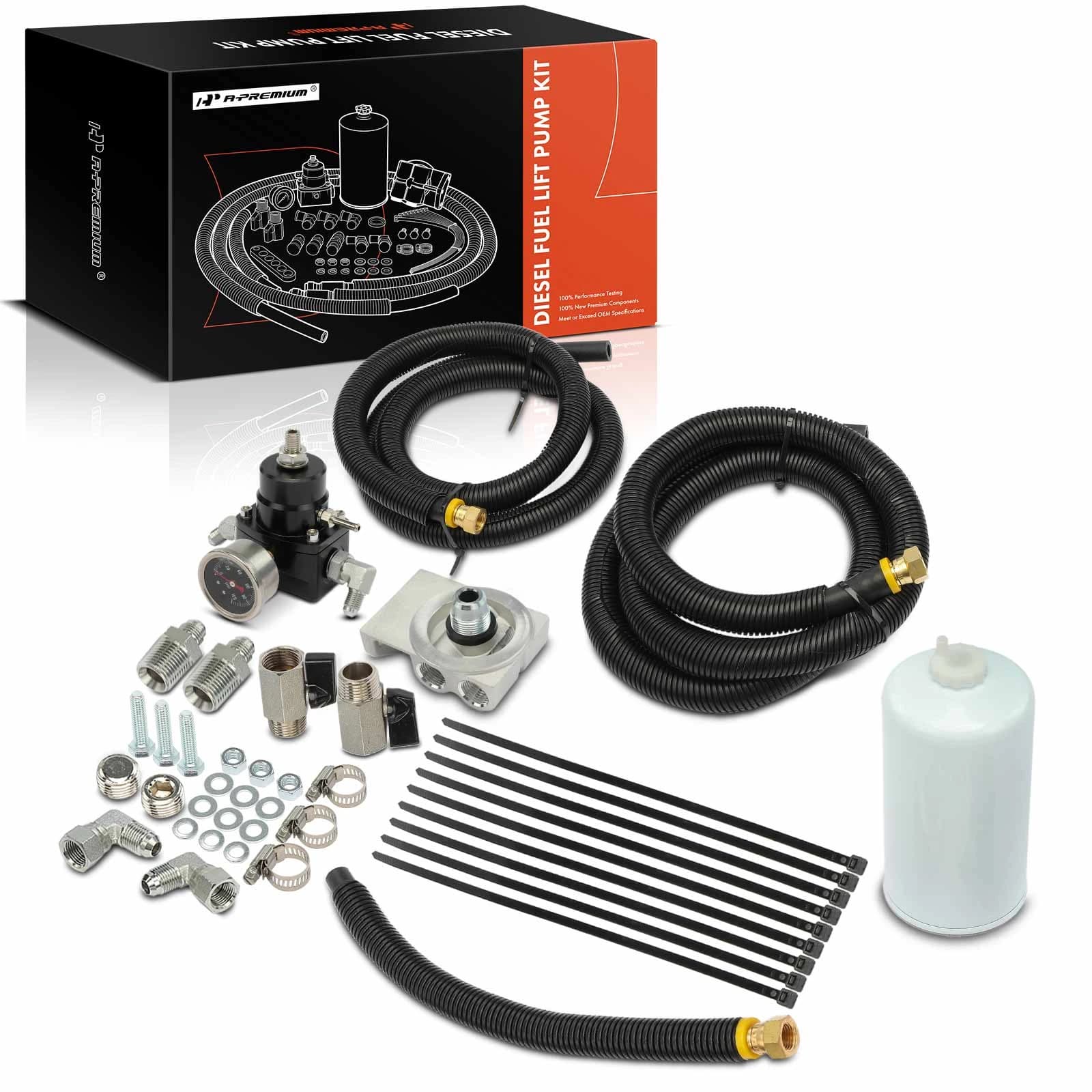 Powerstroke Fuel Filter Bowl Regulated Return Line Kit for Ford F-250 F-350