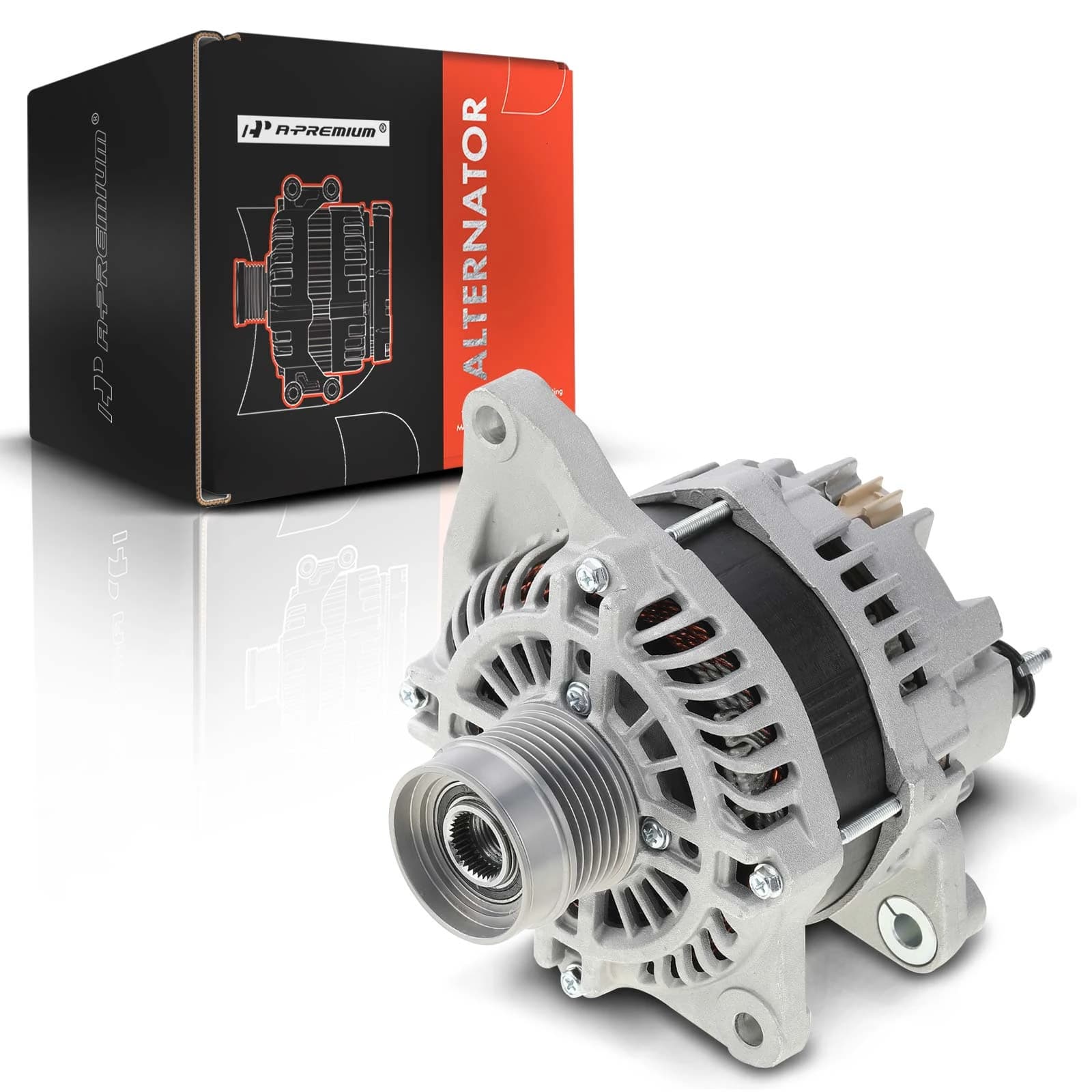 Alternator 160A 12V Clockwise 6-Groove Pulley A-Premium APALT212