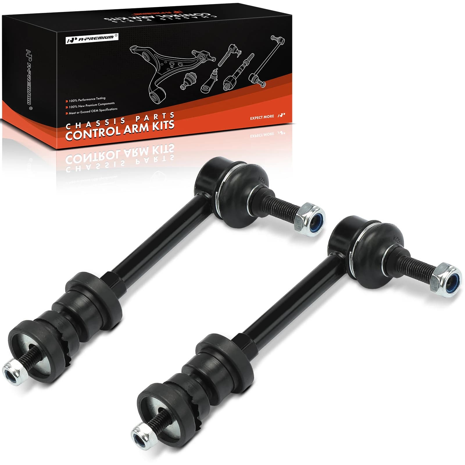 Sway Bar Link, Rear Side, A-Premium APCA6709