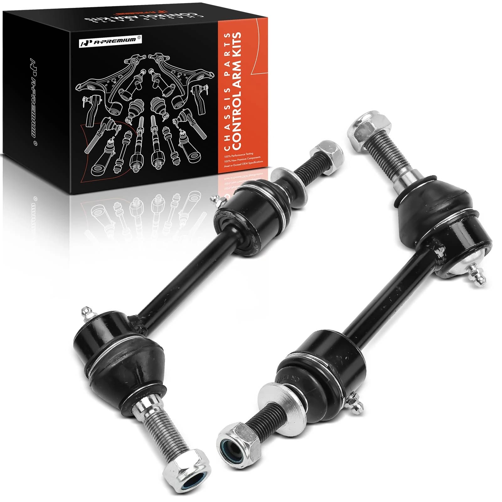 Sway Bar Link, Front Side, A-Premium APCA6786