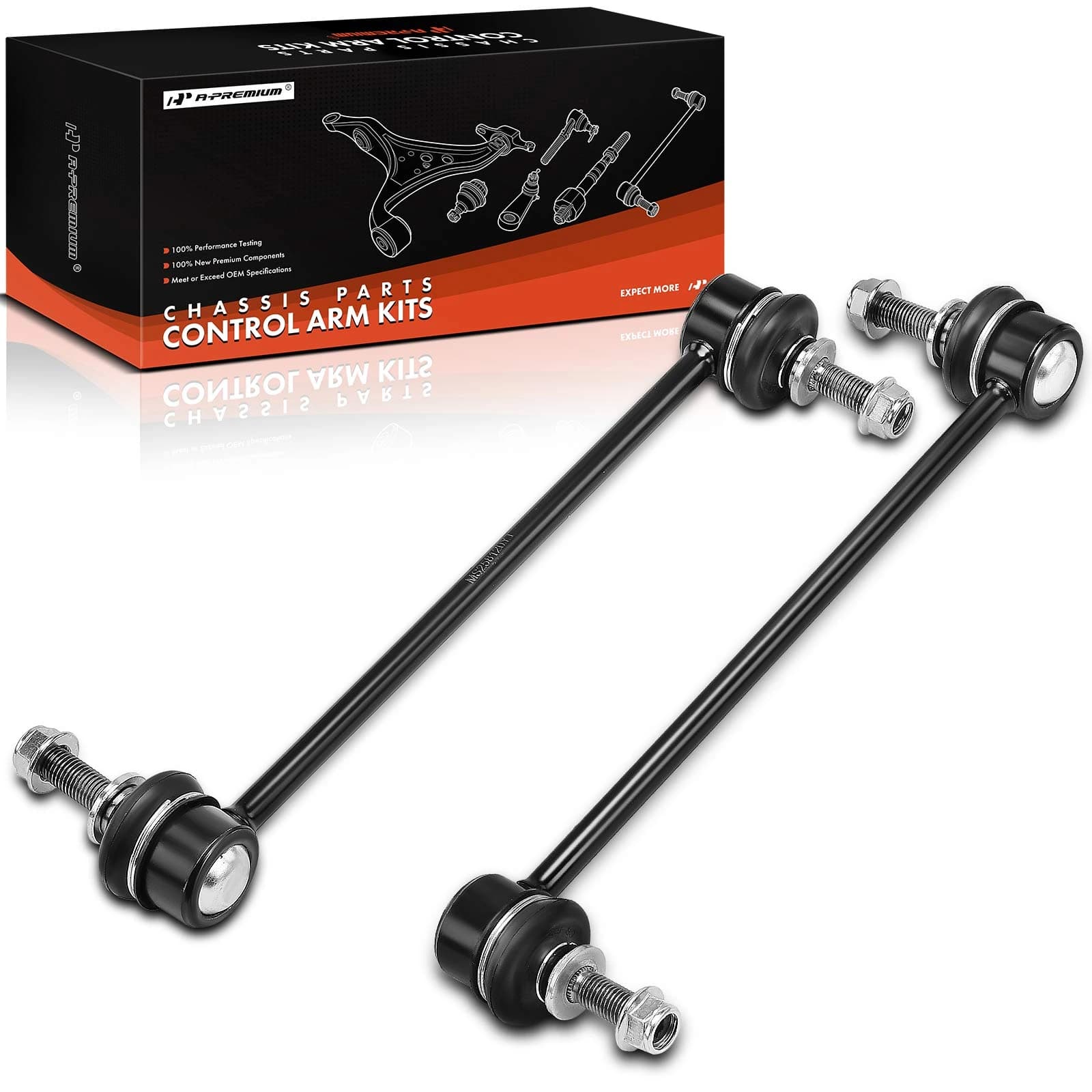 Sway Bar Link, Front Side, A-Premium APCA7085