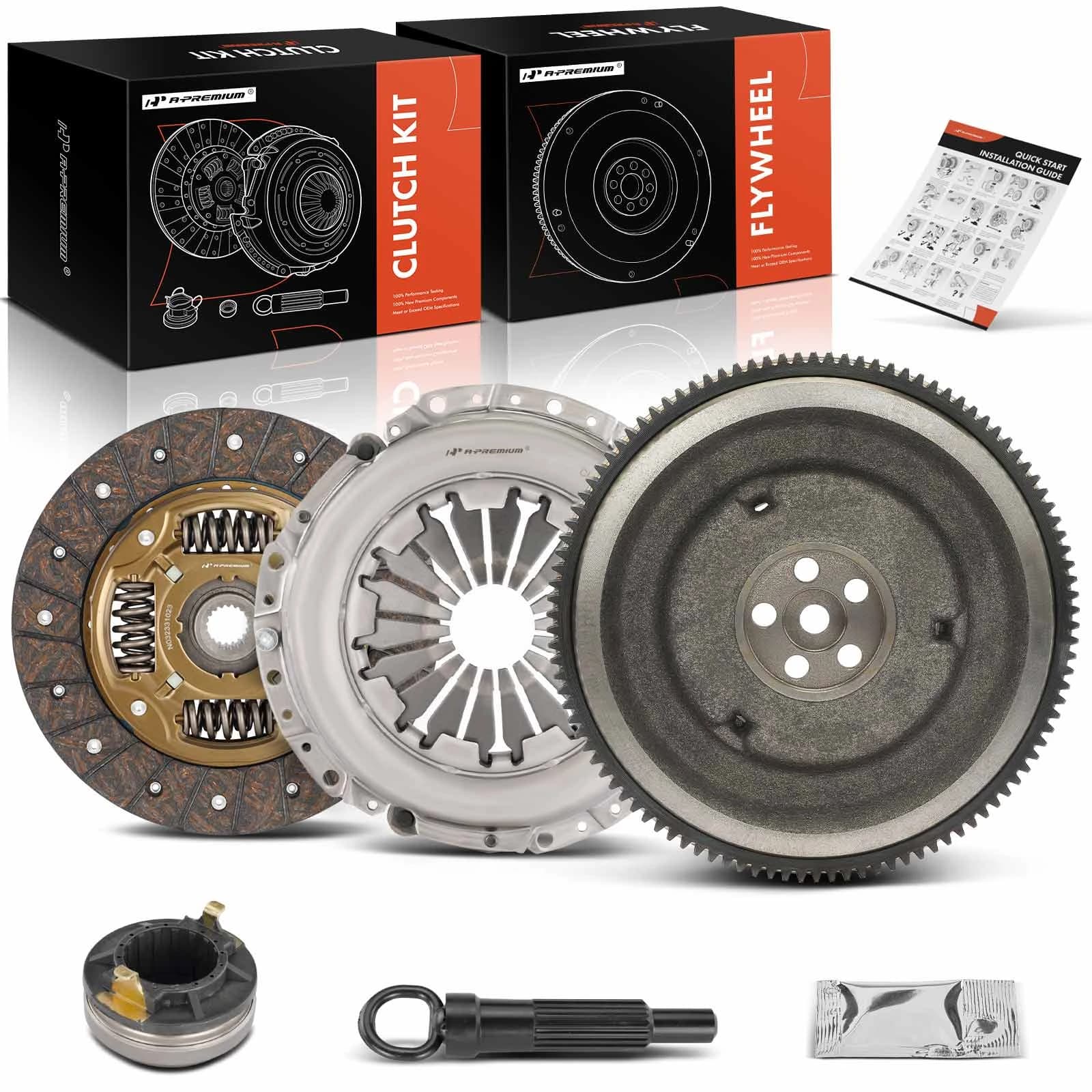 Transmission Clutch Kit with Flywheel for Hyundai Accent 02-09 L4 1.6L Kia Rio