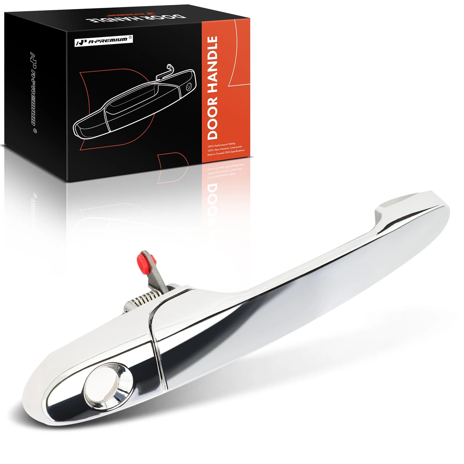 Front Passenger Chrome Exterior Door Handle for Buick Allure 05-09 Chevy Saturn