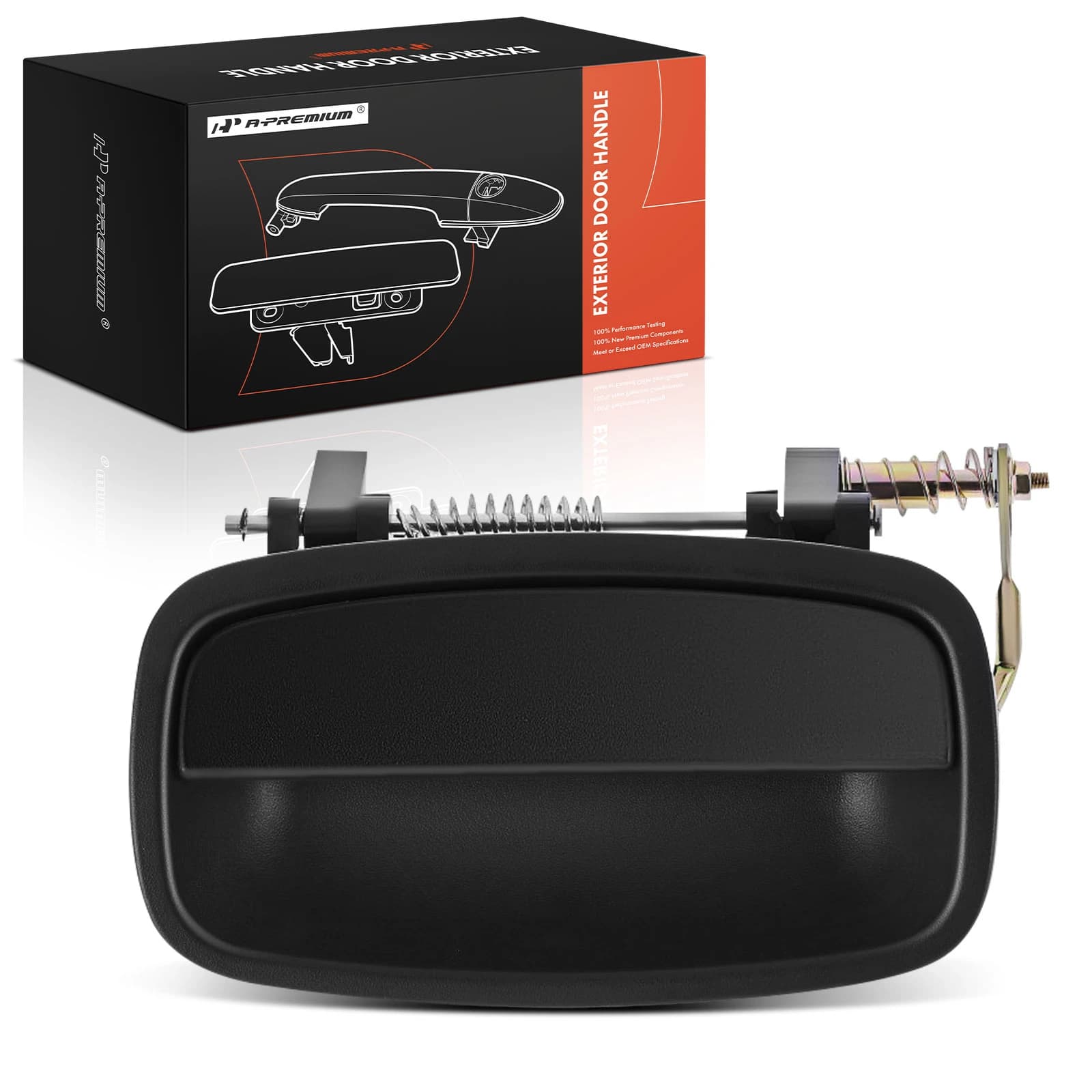 Rear Driver Texture Black Exterior Door Handle for Kia Sportage 1995-2000