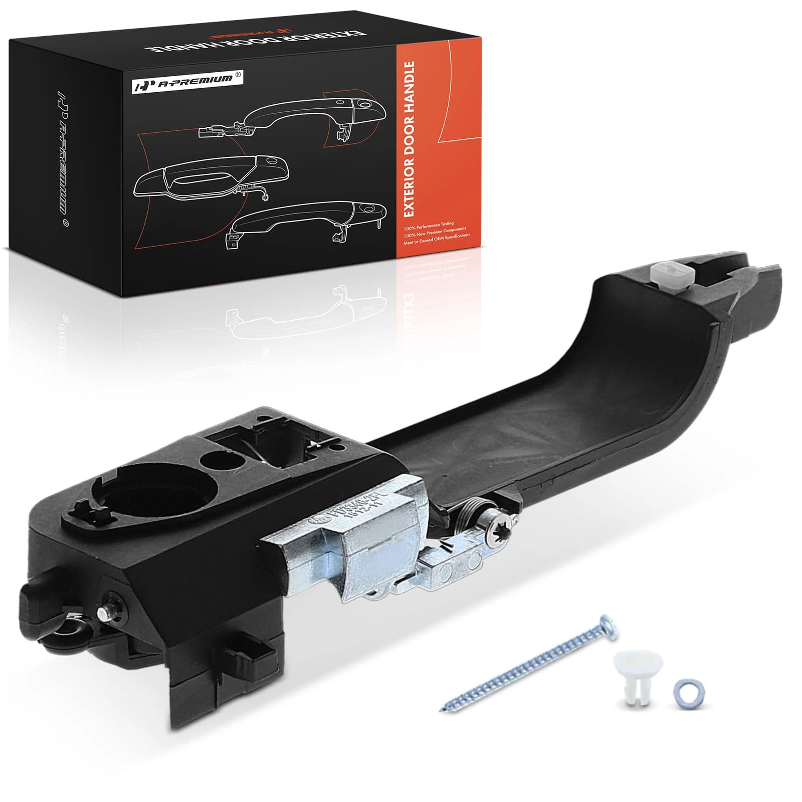 Front Driver Black Exterior Door Handle Bracket for Ford Focus 2008-2011