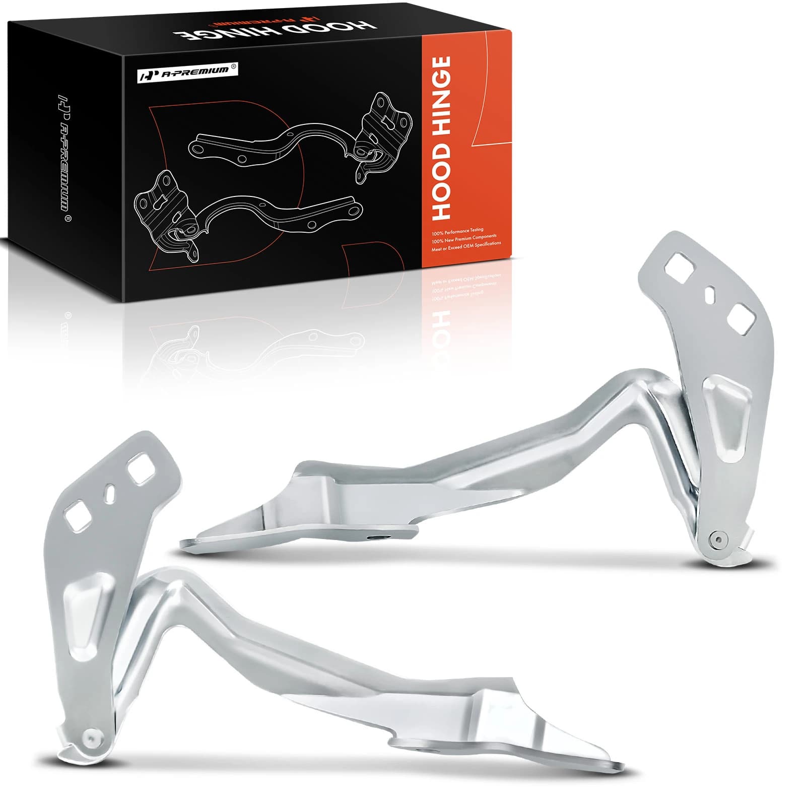 2 Pcs Front Driver & Passenger Hood Hinge for Ford Fusion 2013-2020