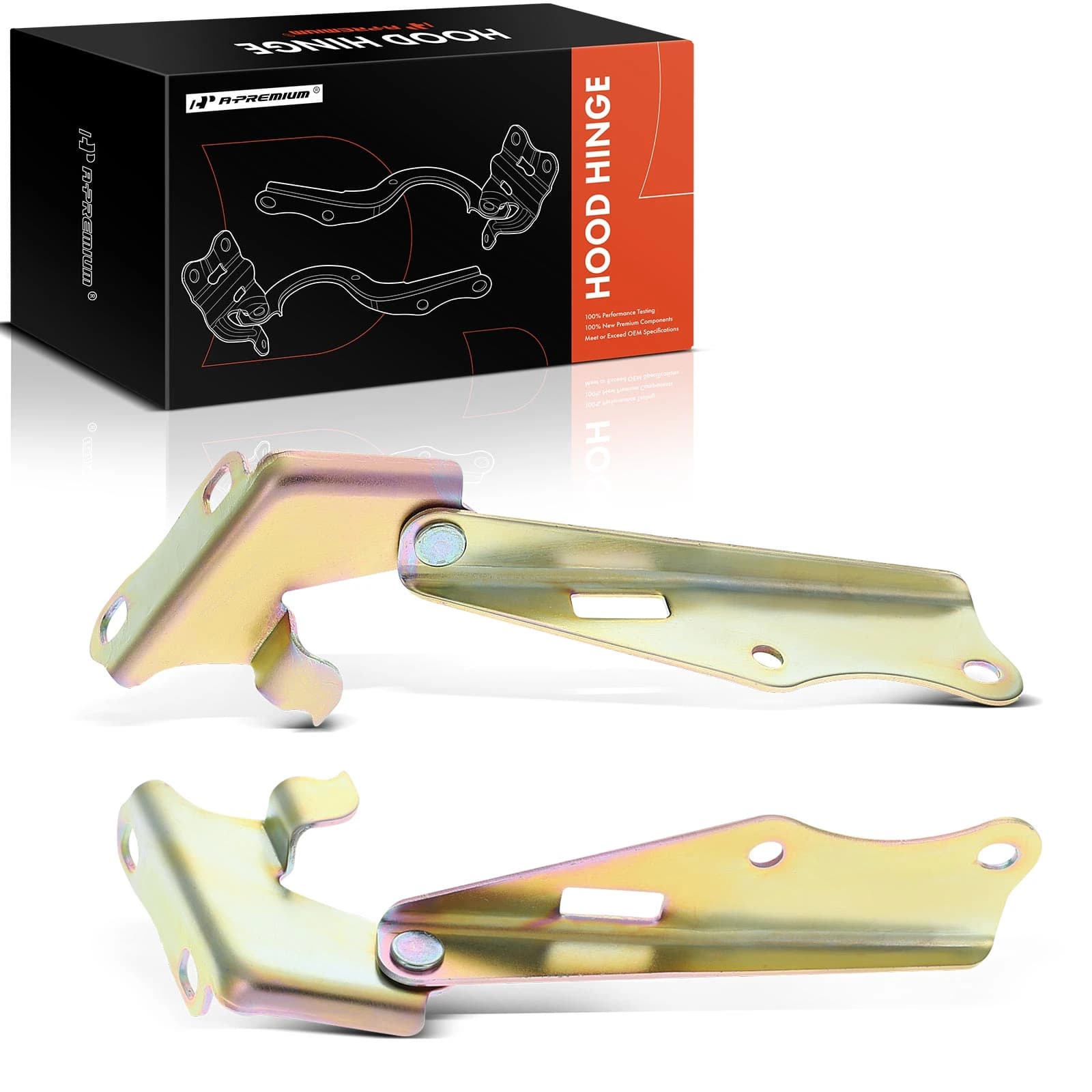 2 Pcs Driver & Passenger Hood Hinge for Nissan Maxima 1995-1999