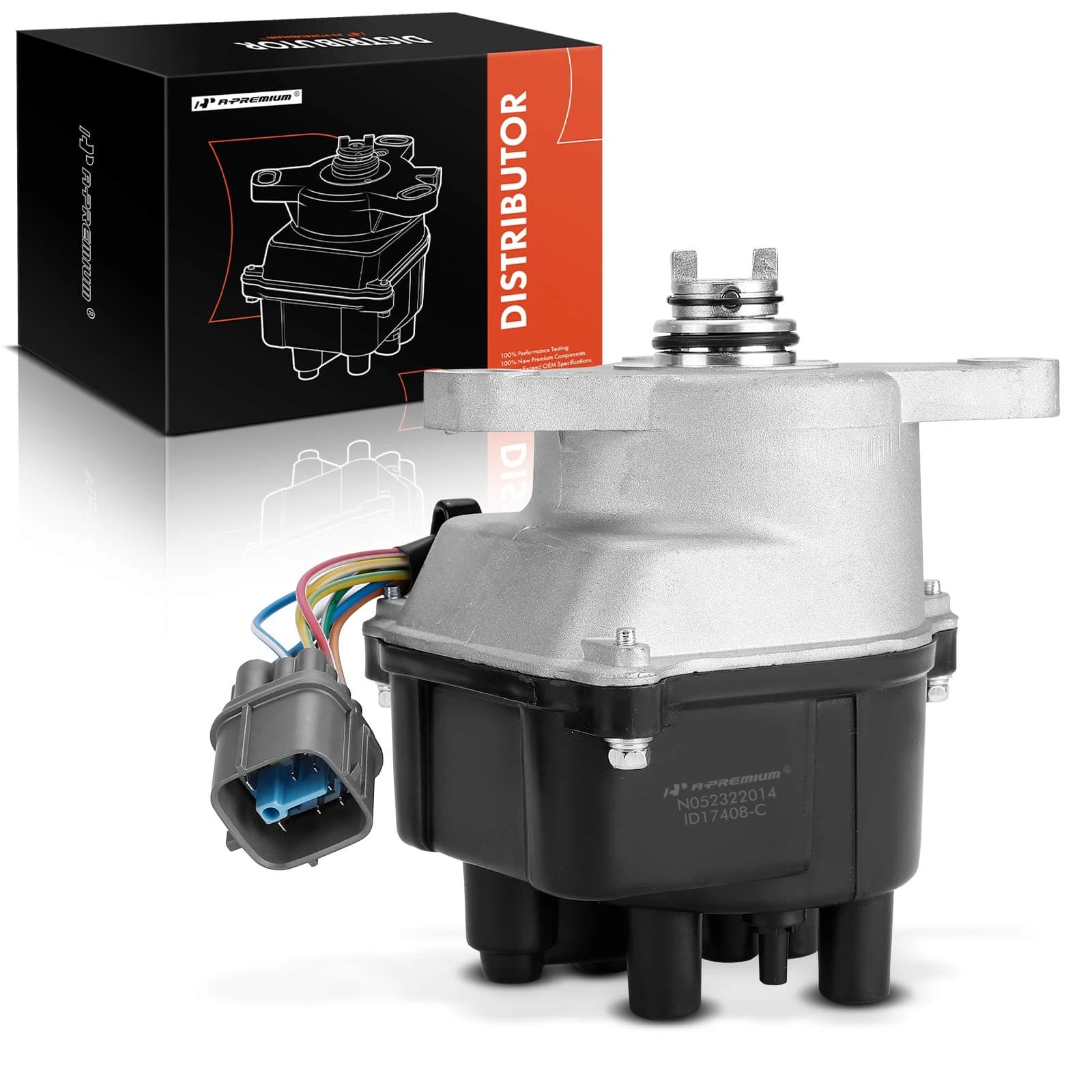 Ignition Distributor with Cap & Rotor for Honda Civic Si 99-00 Civic del Sol