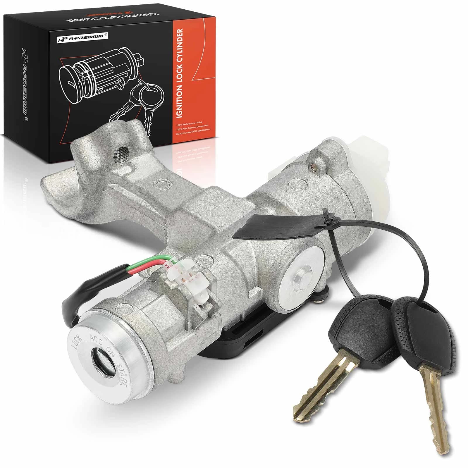 Ignition Lock Cylinder Zamak 5 with Switch & 2 Keys for Kia Rio Rio5 2006 L4 1.6L