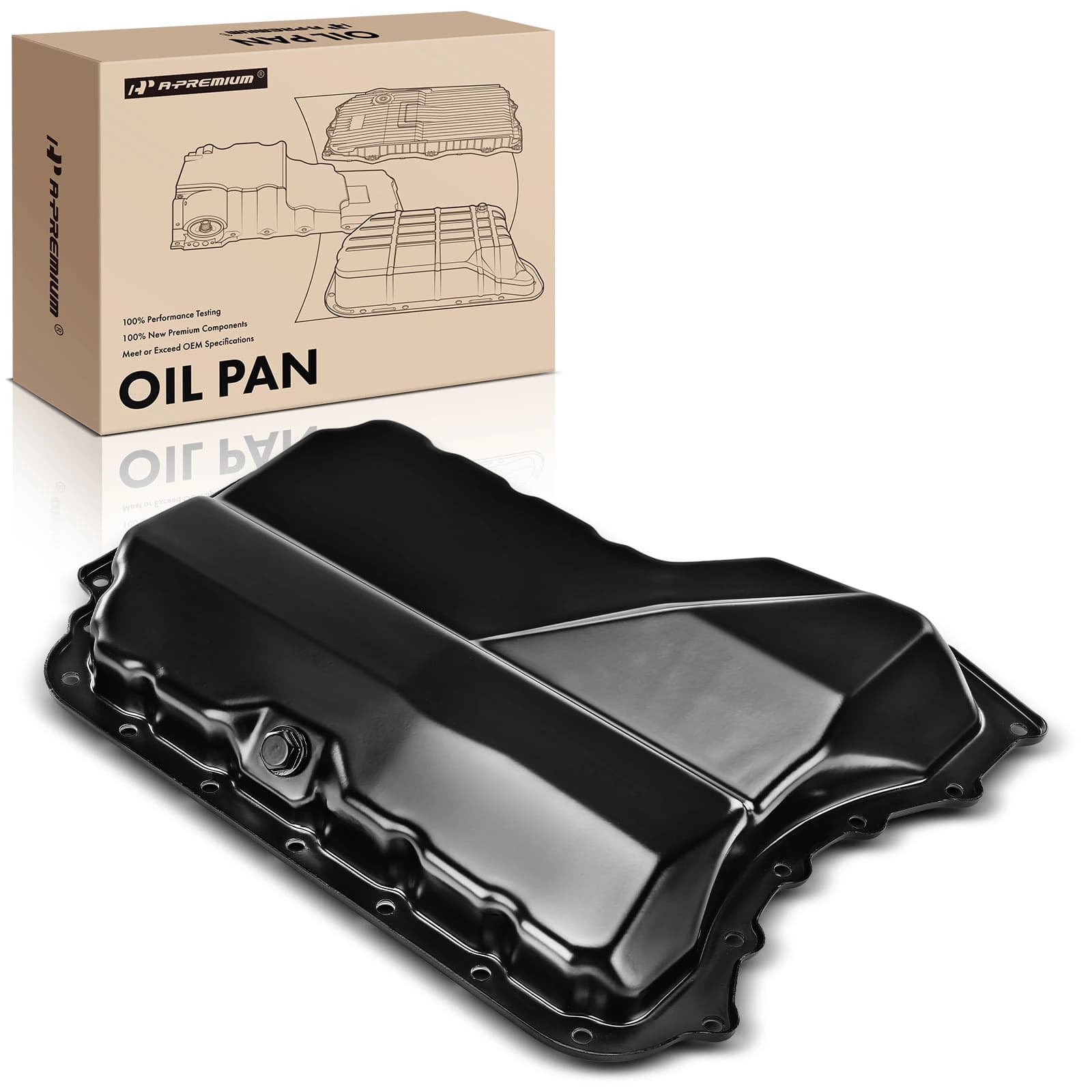 Lower Engine Oil Pan for VW Beetle Bora Golf Jetta Passat Rabbit L5 2.5L