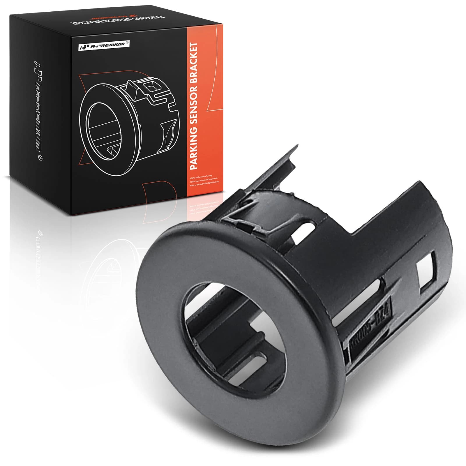 Rear Inner Driver or Passenger Black Parking Sensor Bezel for Ram 1500 Classic