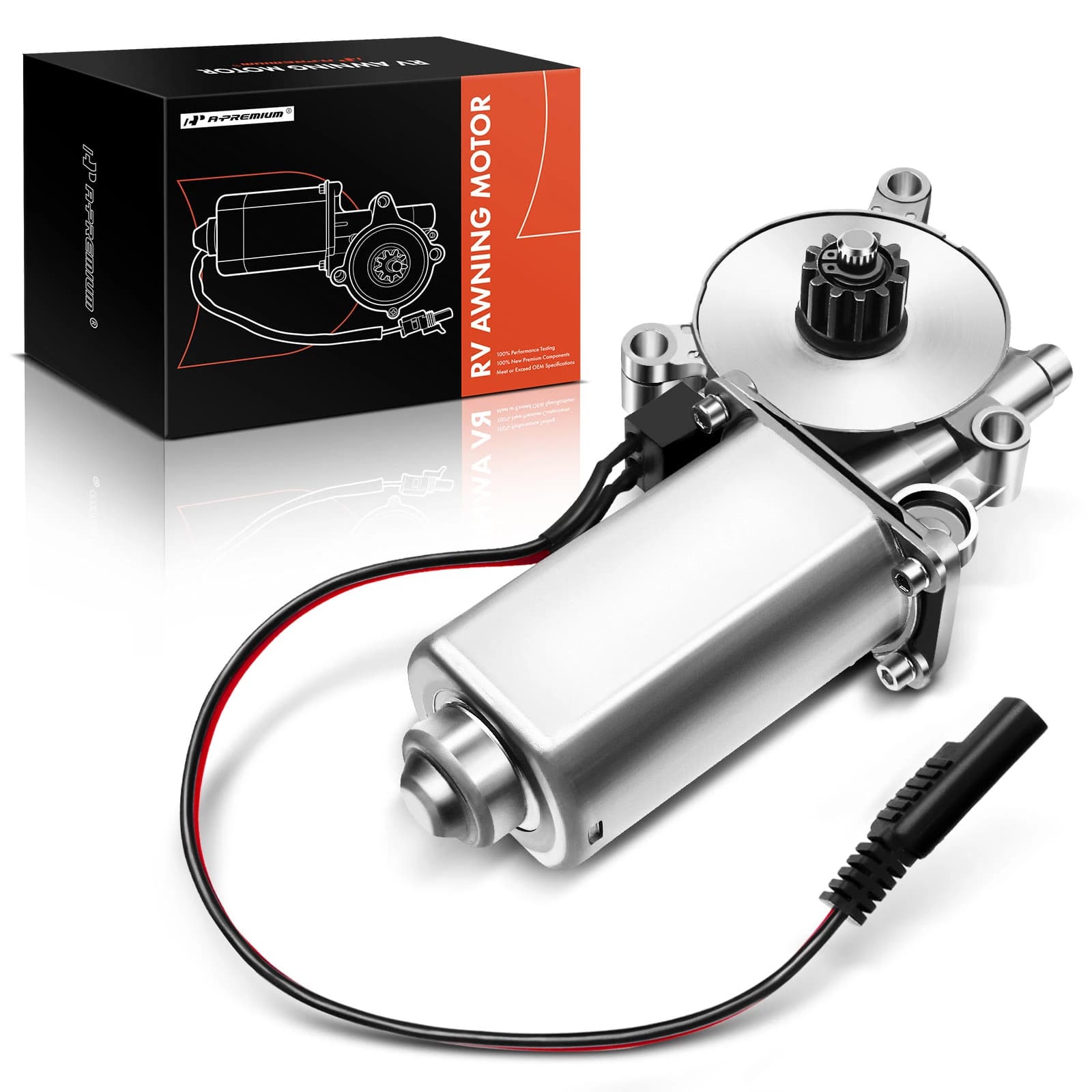 RV Power Awning Motor with Single 2-Way Connector for Solera Venture LCI 373566