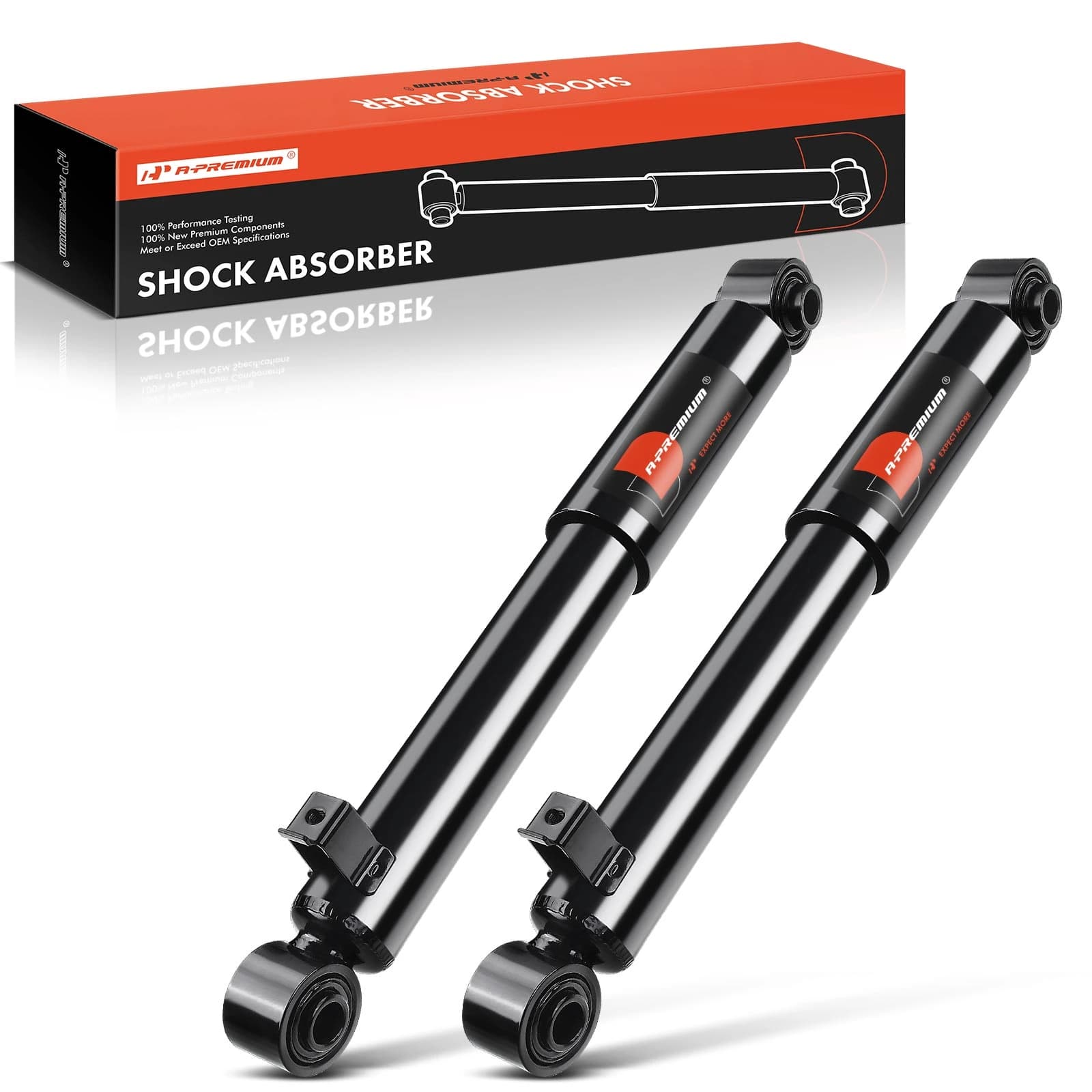 2-Pc Shock Absorber, Rear Driver & Passenger, A-Premium APSA1113