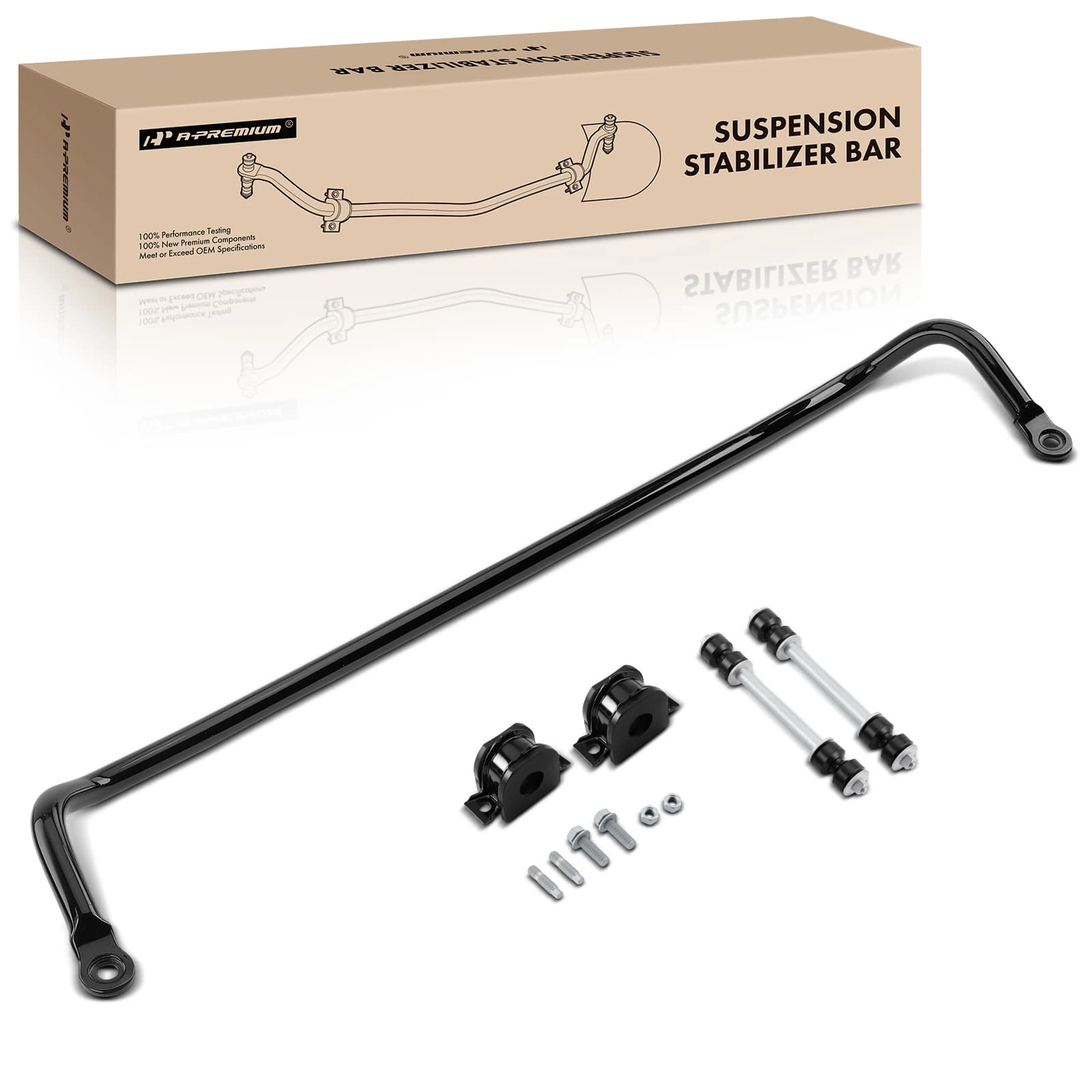 Front Suspension Sway Bar with Bushing Kit for Chevy Astro GMC Safari 90-05 AWD