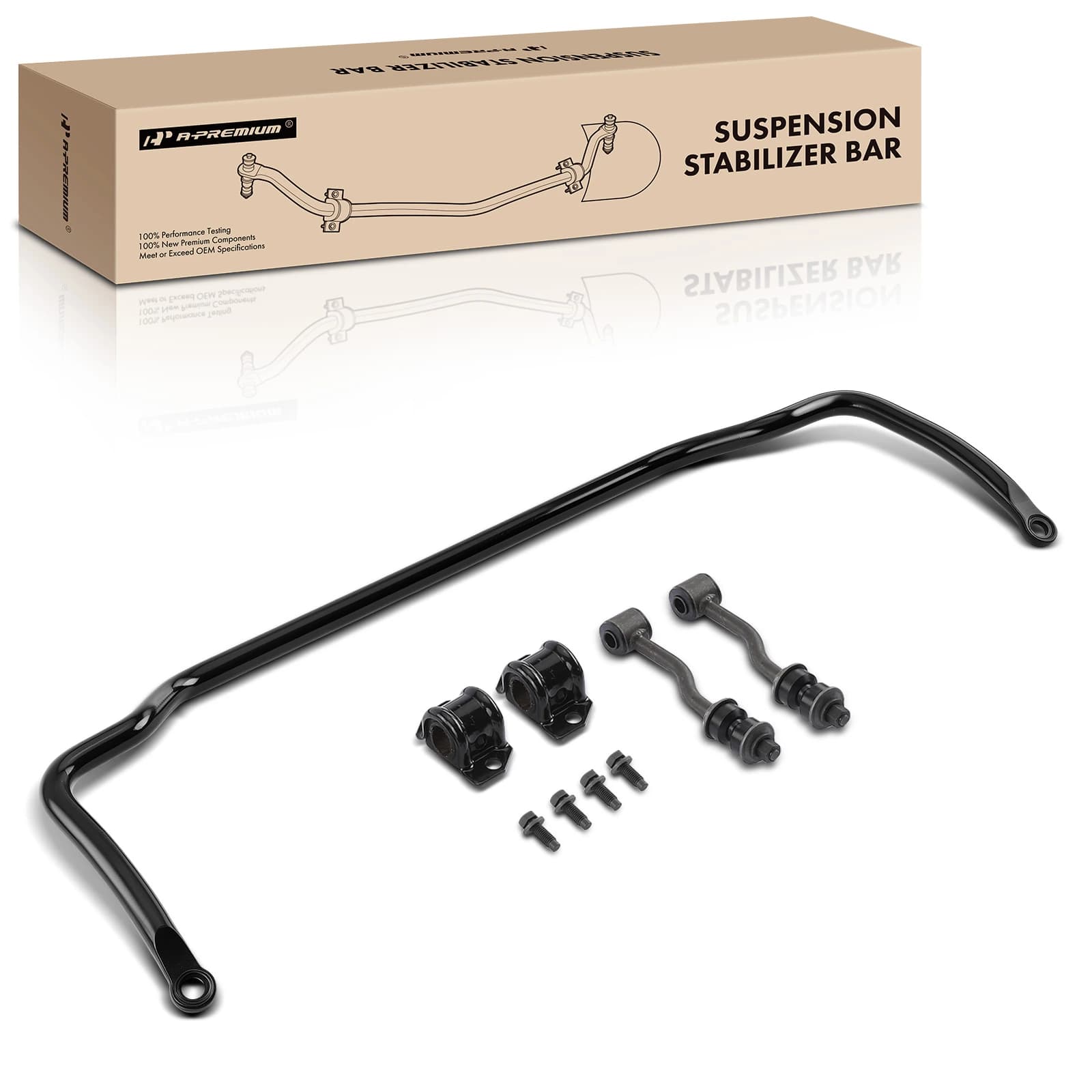 Front Suspension Sway Bar with Bushing Kit for Jeep Cherokee 87-01 Comanche 26mm