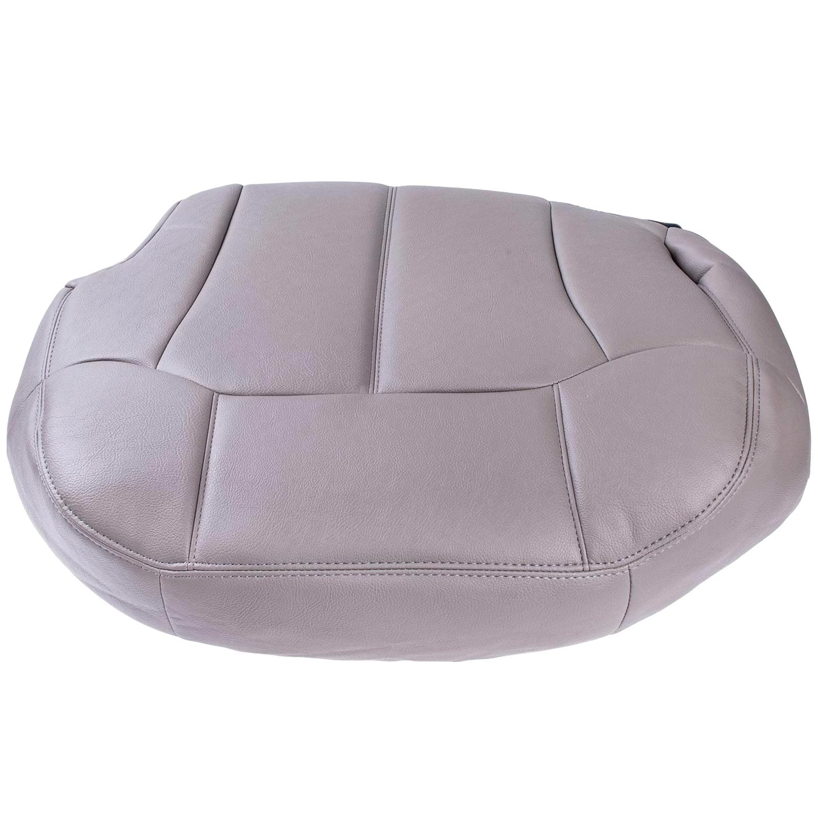 Front Driver Seat Cover for Chevy Silverado 1500 99-02 GMC Sierra Pewter Gray