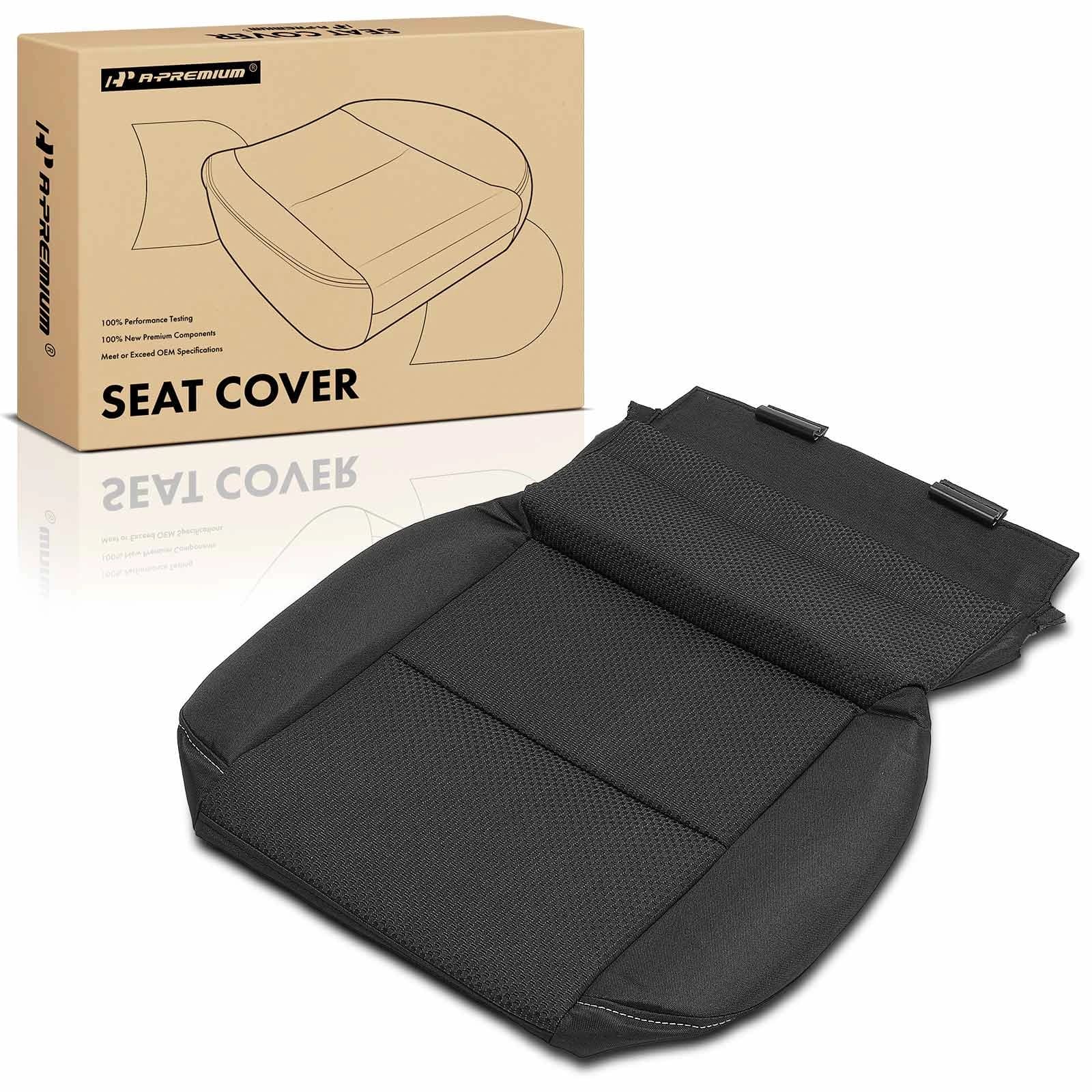 Front Driver or Passenger Seat Cushion Cover for Chevy Silverado 1500 14-20 GMC Yukon