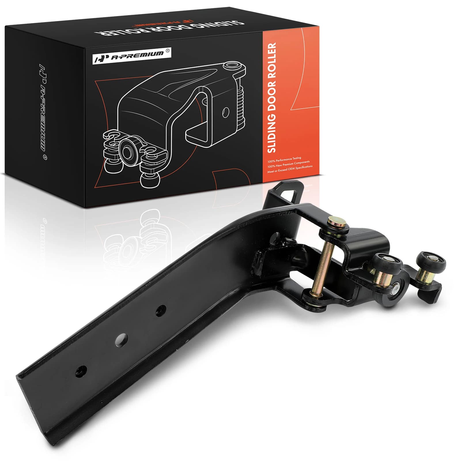 Passenger Center Sliding Door Roller Bracket for Chevy Express 2500 96-20 GMC Savana