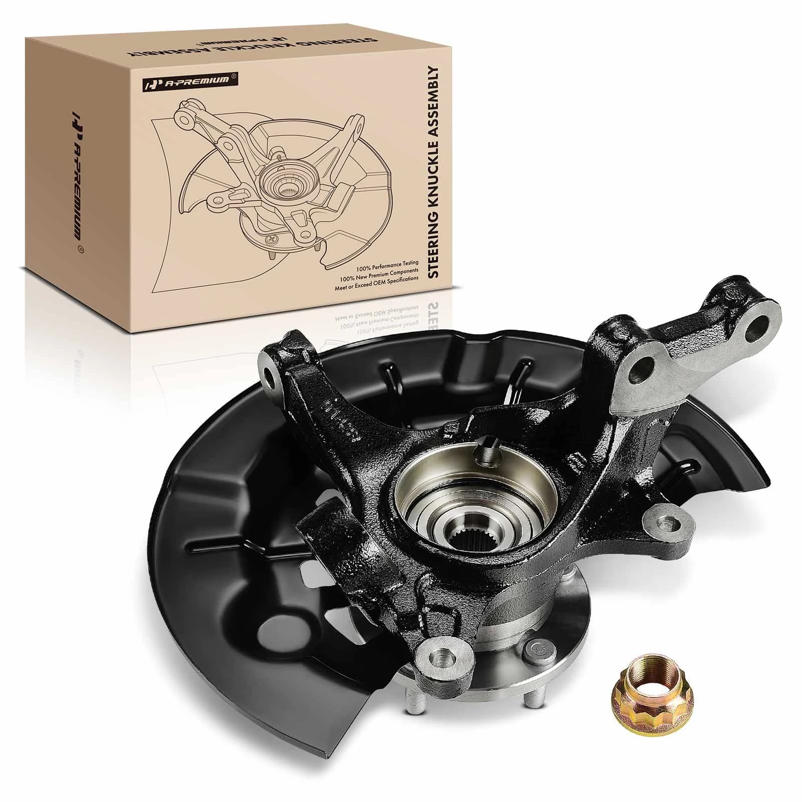 Front Driver Steering Knuckle & Wheel Hub Bearing Assembly for Toyota Camry 12-17 2.5L