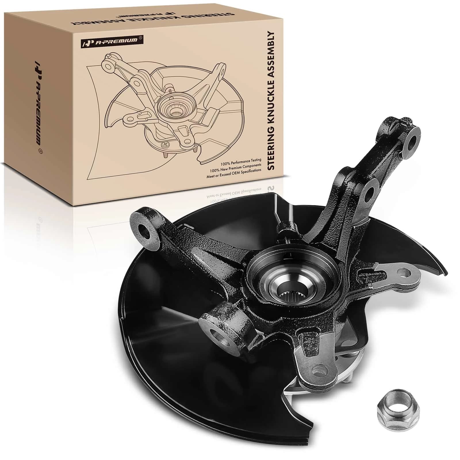 Front Driver Steering Knuckle & Wheel Hub Bearing Assembly for Honda Civic 06-11