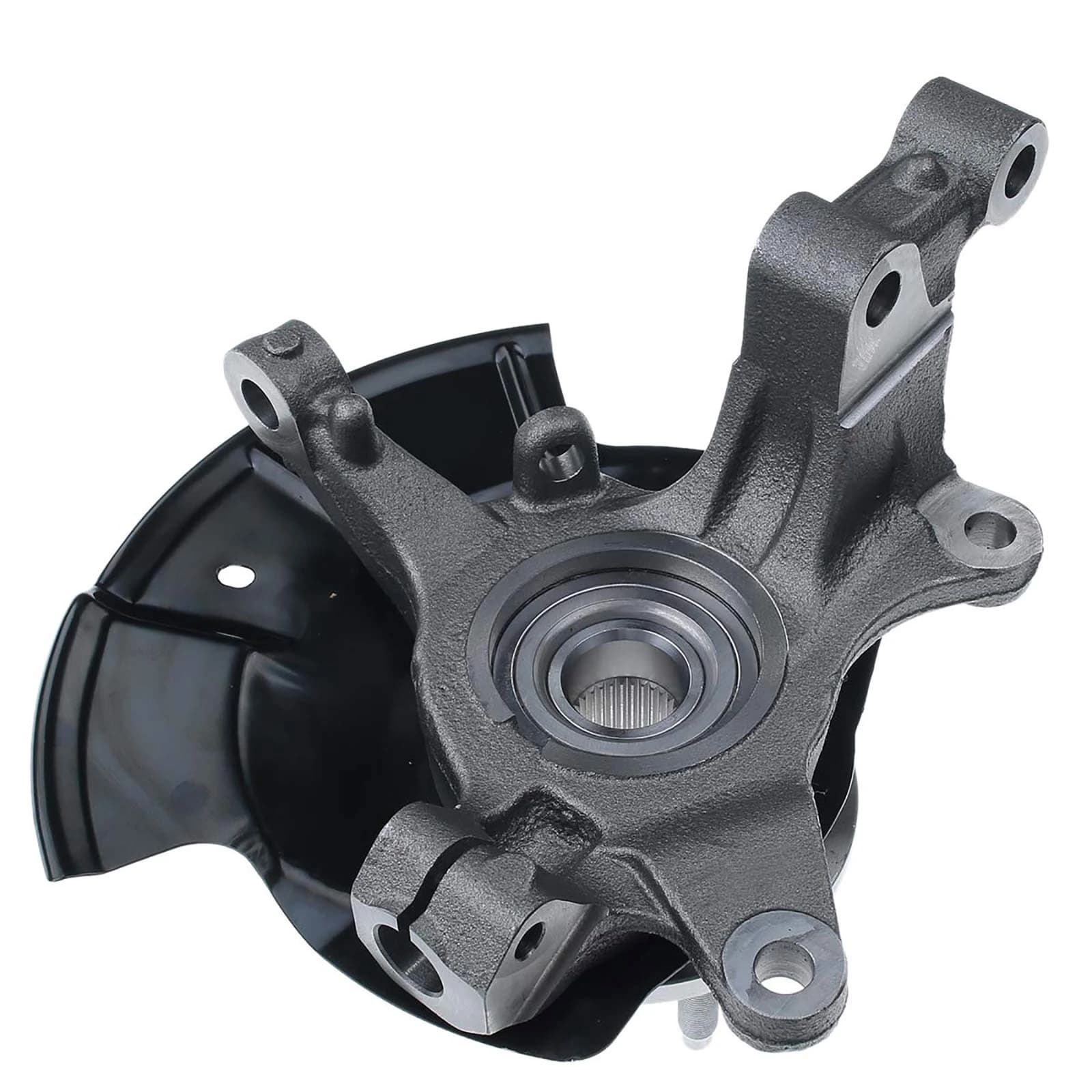 Front Driver Steering Knuckle & Wheel Hub Bearing Assembly for Ford Edge 07-10