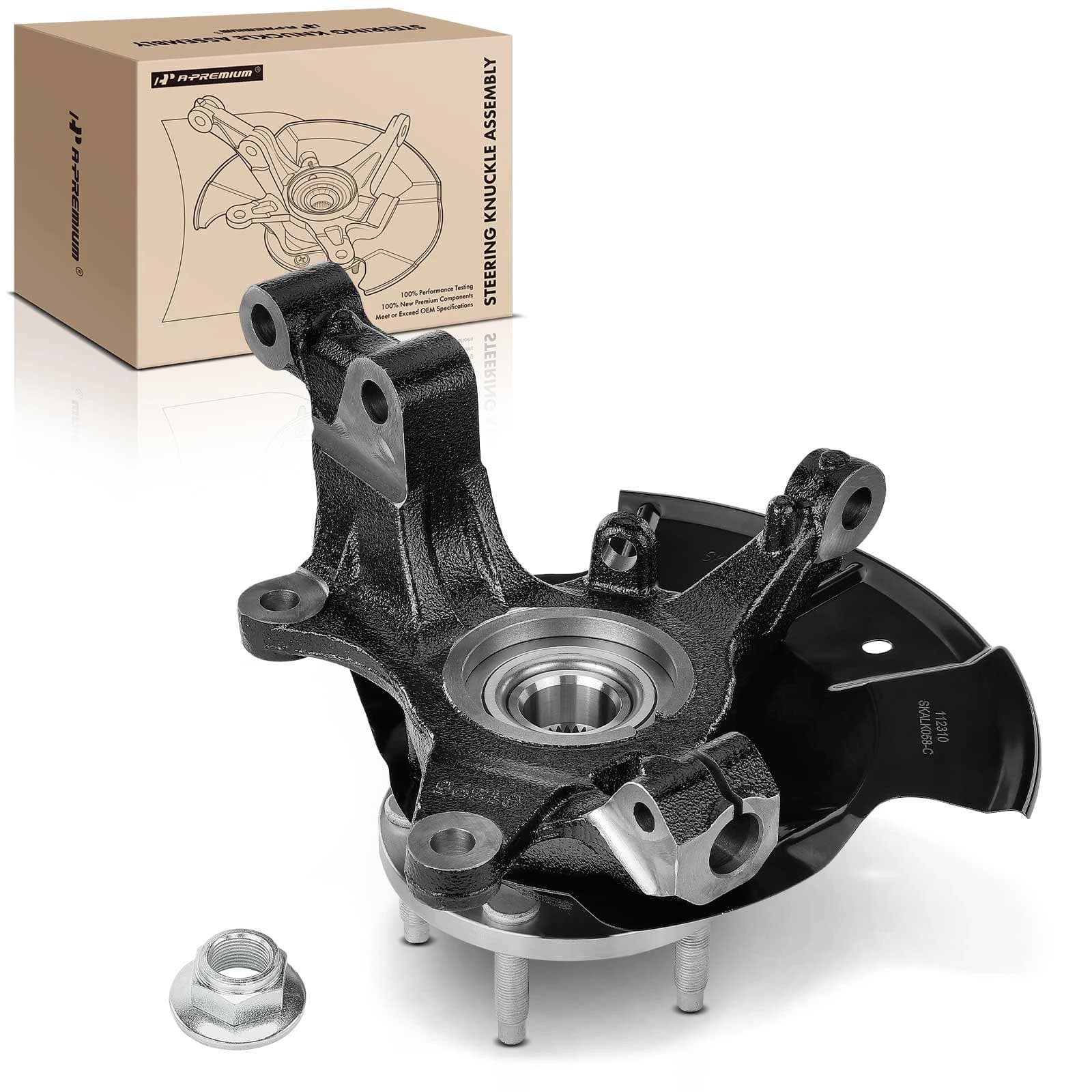 Front Passenger Steering Knuckle & Wheel Hub Bearing Assembly for Ford Edge