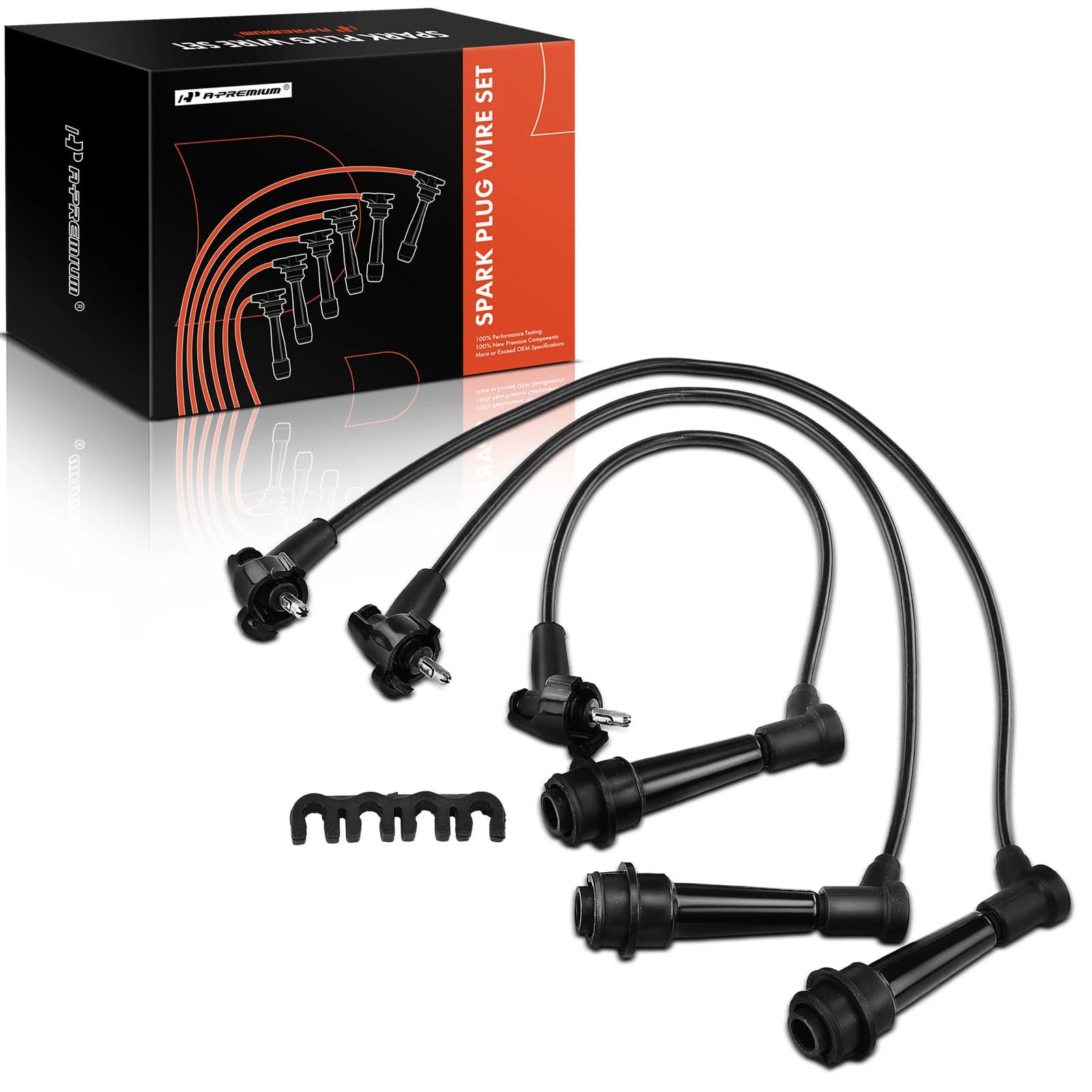 3 Pcs Spark Plug Wire Set for Lexus GS300 1998-2005 IS300 SC300 L6 3.0L DOHC 5mm