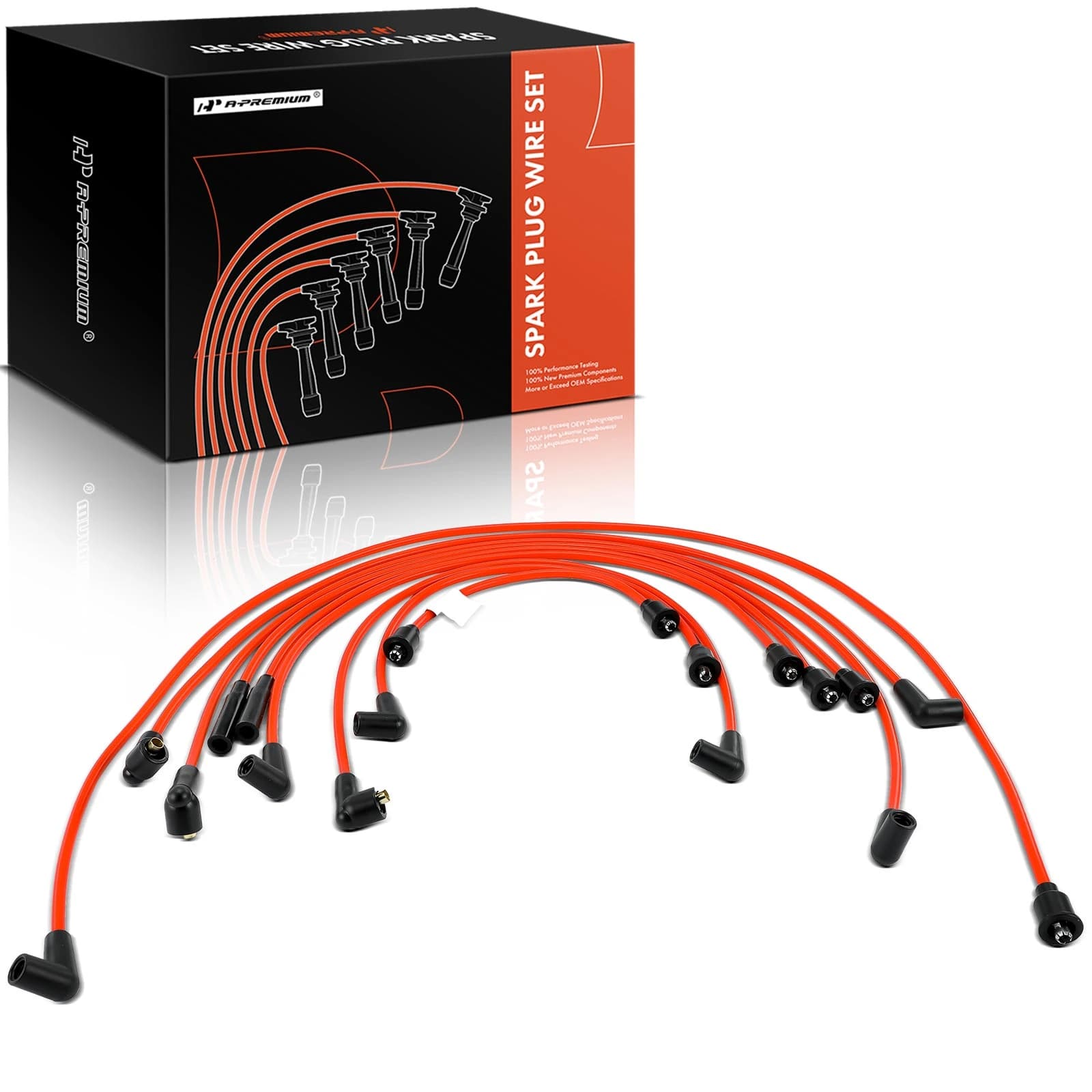 9 Pcs Spark Plug Wire Sets for Dodge Challenger Chrysler Town & Country Plymouth