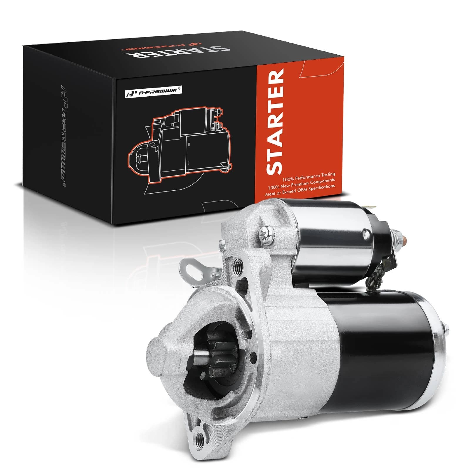 Starter, 1.4 KW 12V Clockwise 8 Teeth, A-Premium APSTR133
