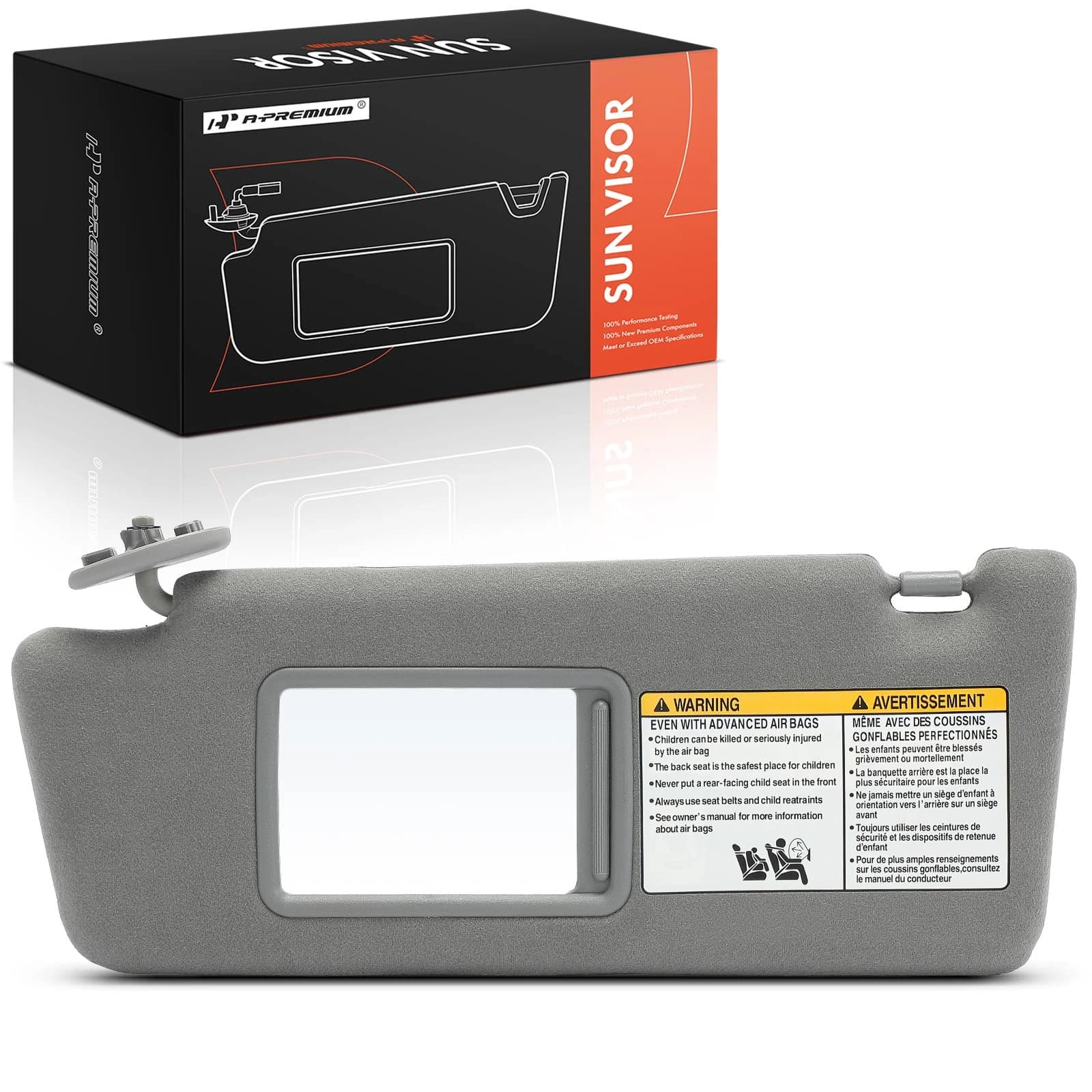 A-Premium APSVR002 Sun Visor Left Driver Side