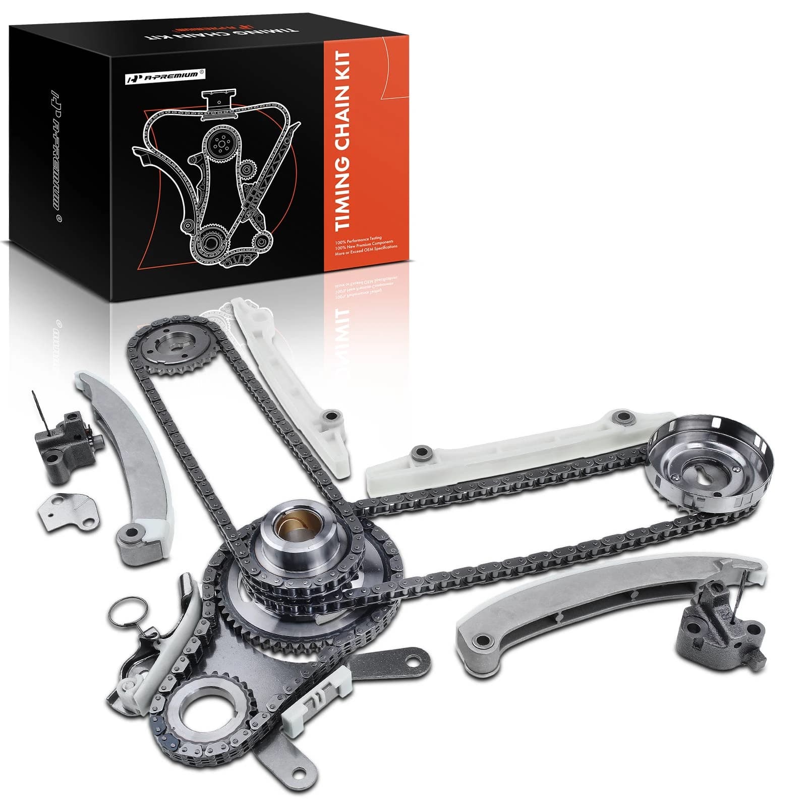 16 Pcs Engine Timing Chain Kit for Dodge Ram 1500 2002-2007 Jeep Mitsubishi V8 4.7L