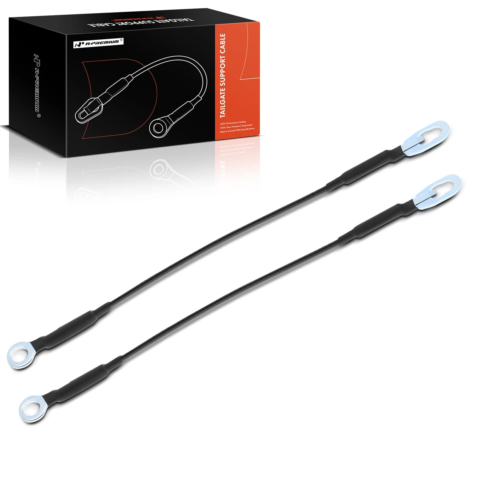 2 Pcs Rear Tailgate Support Cable for Nissan Frontier 1998-2004