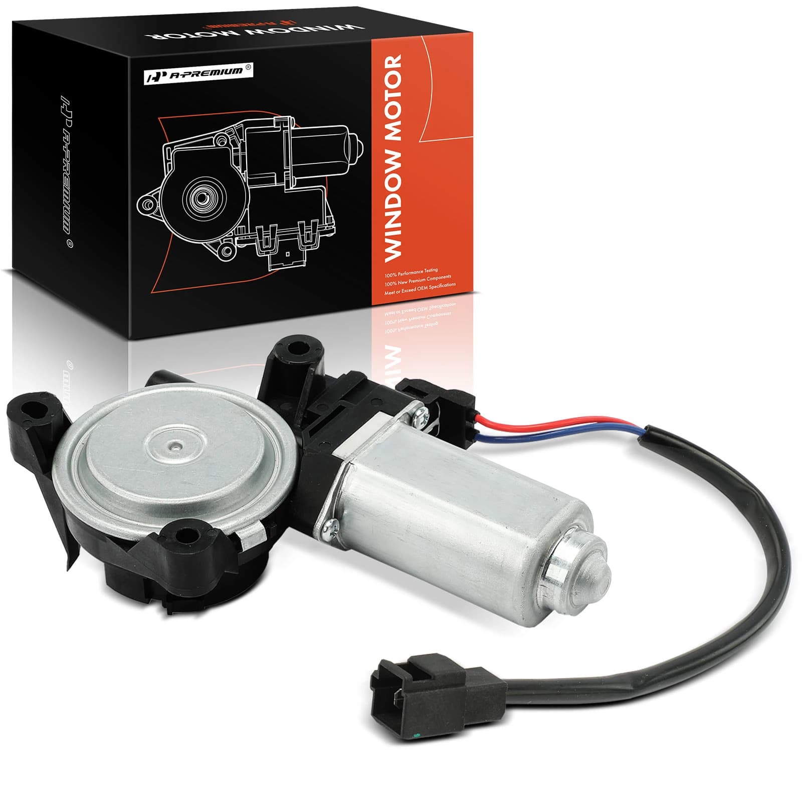 Front Driver Power Window Motor with 2 Pins for Chrysler Town & Country Dodge