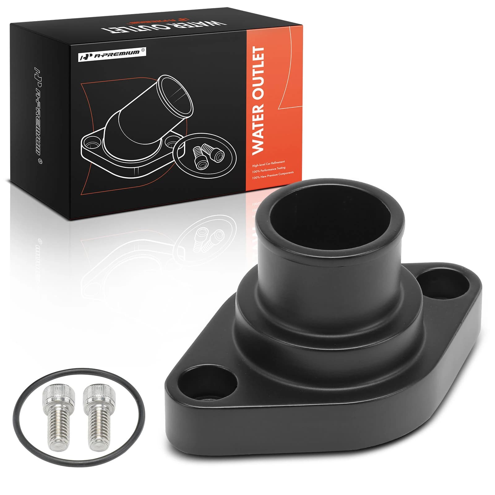 Straight Water Outlet Thermostat Housing for Chevy 265-502 Big-Block Small-Block