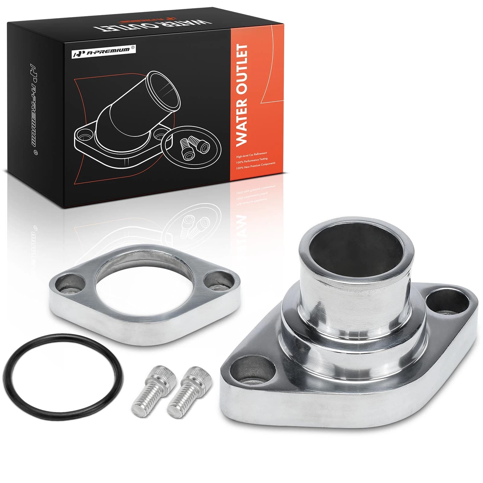 Straight Water Outlet Thermostat Housing for Chevy C10 C20 Buick Regal Century