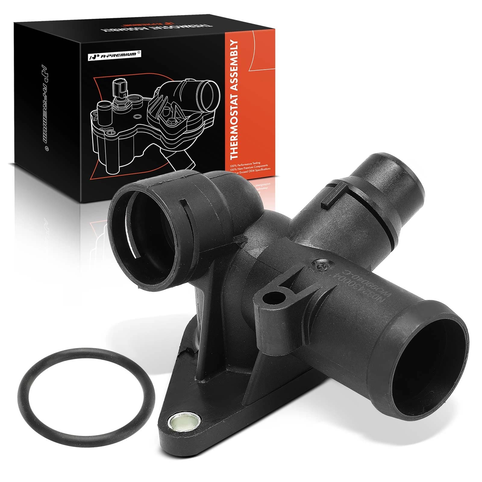 Engine Coolant Thermostat Housing Water Outlet for Audi A4 02-06 A4 Quattro 1.8L