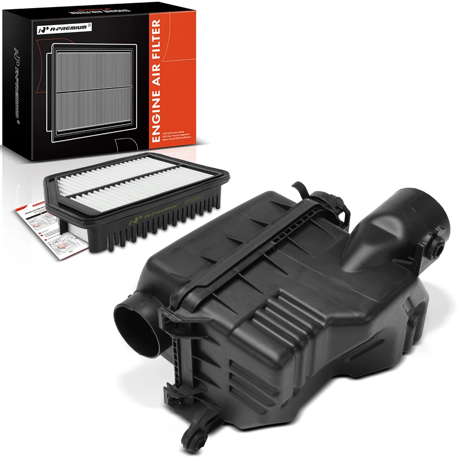 Engine Air Cleaner Filter Box with Air Filter for Hyundai Elantra 11-16 1.8L 2.0L