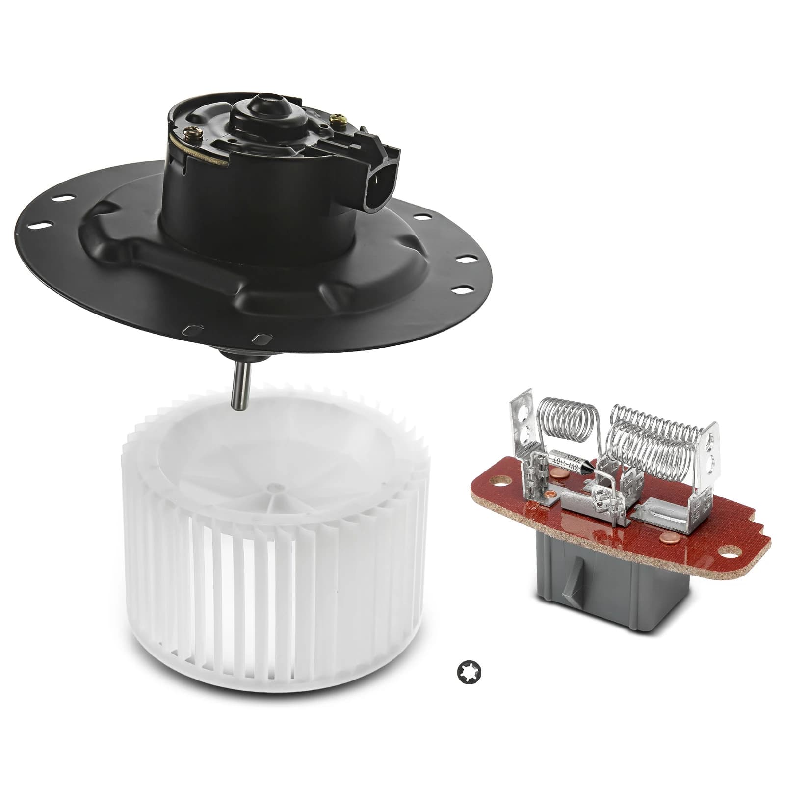 2 Pcs Front HVAC Blower Motor & Resistor Kit for Ford Ranger 1995-1997 2.3L 3.0L 4.0L