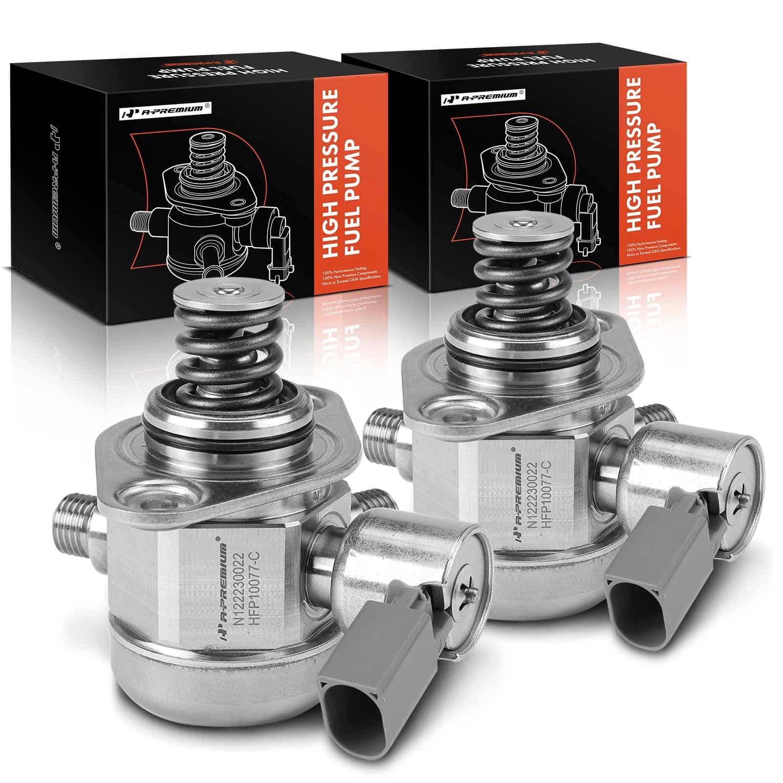 2 Pcs Left & Right High Pressure Fuel Pump for BMW F01 F10 E70 X5 E70 V8 4.4L