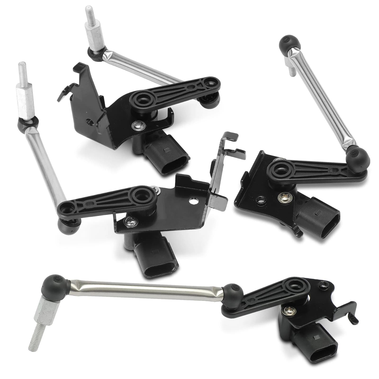 4 Pcs Front & Rear Headlight Level Sensor for Audi A4 2017-2020 A5 Quattro S4 S5